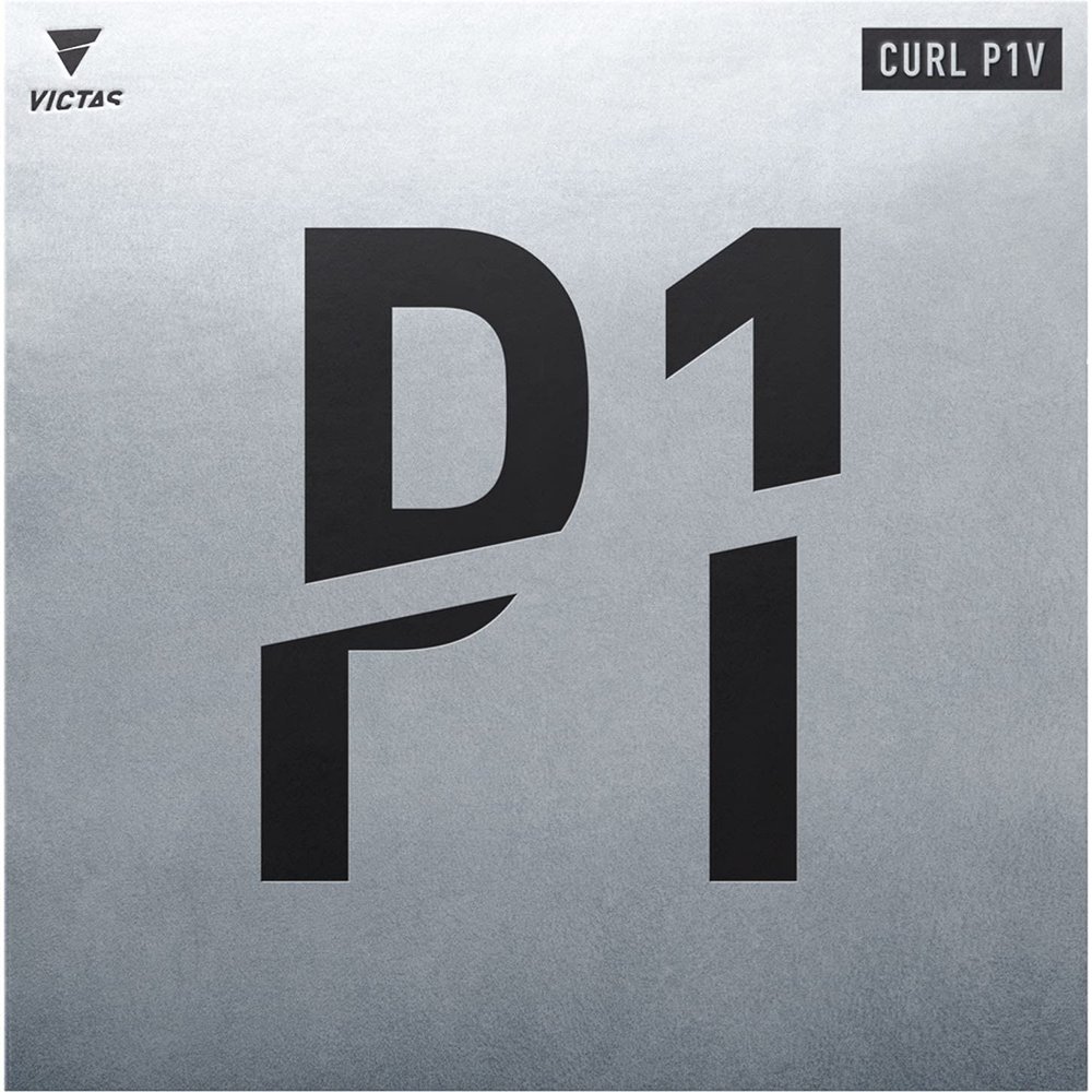 VICTAS Curl P1V - Long Pips Table Tennis Rubber Black / 0.5