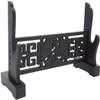 CXM WLONG 'ART  Sword Stand Black Tai Chi Sword Holder Weapon Display Stand Japanese Samurai Sword Rack Hanger and Standard Sword Holder Layer Sword Stand1Tier view 1