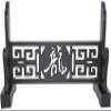 CXM WLONG 'ART  Sword Stand Black Tai Chi Sword Holder Weapon Display Stand Japanese Samurai Sword Rack Hanger and Standard Sword Holder Layer Sword Stand1Tier view 4