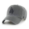 '47 MLB Dark Gray Clean Up Adjustable Hat, Adult One Size Fits All (Los Angeles Dodgers Charcoal) view 1