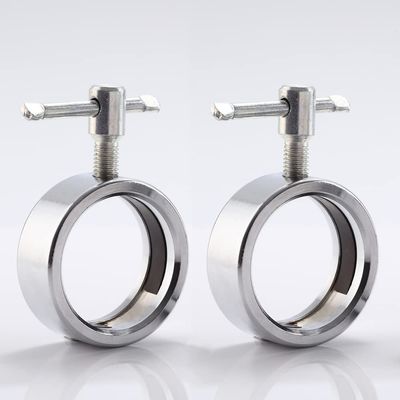 Fox Baby Barbell Collars,Pair of Quick Release Stainless Steel 2 inch Olympic Weight Bar Plate Locks Collar Clips Barbell clamp for Fitness Workout Weightlifting Training