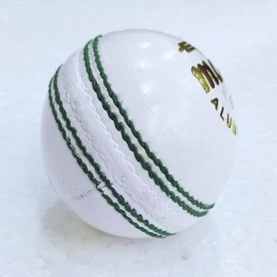 THOR INSTRUMENTS White Leather Cricket Ball Hand Stitch Club Tournament Sport Cricket Ball Rustic Vintage Home Decor Gifts
