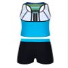 YONGHS 3PCs Girls Swimsuit Sleeveless Rash Guard Triangle Bikinis Tankini Sets with Swim Boyshorts Green A 4 view 4