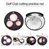Golf Chipping Net Set, Foldable Golfing Target Net Hitting Cage with Golf Hitting Mat for Indoor Outdoor Practice Training Dropship view 3