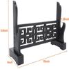 CXM WLONG 'ART Hollow Out Sword Stand Black Tai Chi Sword Holder Weapon Display Stand Japanese Samurai Sword Rack Hanger and Standard Sword Holder Layer Sword Stand1Tier view 2