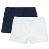 The Children's Place Baby Girls and Toddler Girls Cartwheel Shorts, Tidal/White, 5T view 1