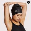 SOUL CAP - Large Swimming Cap for Long Hair - Designed for Long Hair, Dreadlocks, Weaves, Hair Extensions, Braids, Curls & Afros - Women & Men - Silicone (Black, Medium) view 3