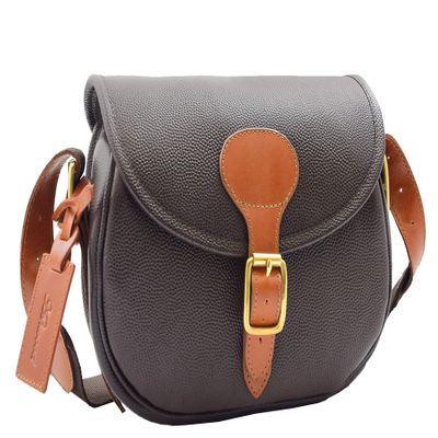 Real Leather Cartridge Bag Brown Tan Ammo Shell Pouch Game Hunting Shooting Bag Chelsea