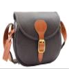 Real Leather Cartridge Bag Brown Tan Ammo Shell Pouch Game Hunting Shooting Bag Chelsea view 1