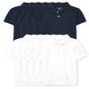 The Children's Place Boys Short Sleeve Pique Polo Shirt, Nautico/White, XX-Large US view 1