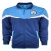 Boy's Manchester City Jacket With Zipper pockets, Licensed M. City Performance Track Jacket For Kids (YS) view 3