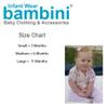 Bambini Layette Set of 3 Solid White, Gray, and Orange Infant Clothing Essentials Medium Closed-Toe Sleep and Play, 8" view 2