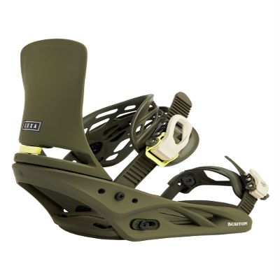BURTON Lexa Womens Snowboard Bindings Dark Green Sz M (6-8)