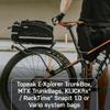 Topeak TetraRack M2L Mountain Bike Rear Rack  Quick-Mount System for Full Suspension or Hardtail MTB, Adjustable Top Plate, QuickTrack Compatibility, 26 lb Load, Reflector Mount, Durable Design view 2