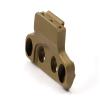 Unity Tactical FST-SOBF Fast - LPVO Offset Optic Base - FDE view 1
