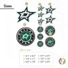 Desert Cactus Dallas Stars Sticker NHL Team National Hockey League Vinyl Decal Laptop Water Bottle Car Scrapbook Sheet (Type 1-1) view 2