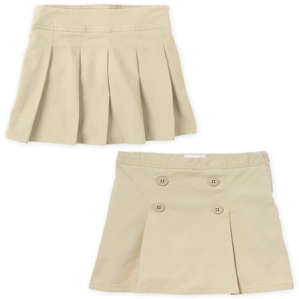 The Children's Place Girl's Pleated/Button Skort, Sandy, 14