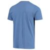 47 Men's Heathered Royal Los Angeles Rams Stripe Thru Franklin T-Shirt view 3