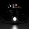 Princeton Tec Apex Industrial LED Headlamp 650 Lumen - Spot Beam and Flood Beam - with Hardhat Mount view 2