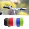 2Pcs Bike Handlebar Tapes Faux Leather Perforated Handle Straps Riding Supplies,Perfect Bike Accessories Brown view 2