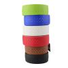 2Pcs Bike Handlebar Tapes Faux Leather Perforated Handle Straps Riding Supplies,Perfect Bike Accessories Brown view 3