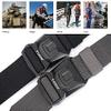SinHuo Tactical Belt, Military Hiking Rigger 1.5 inch Nylon Web Work Belt with Heavy Duty Quick Release Buckle (1pc)), Black, 4.7 inch view 2
