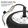 Electric Scooter Hub Motor,36V 350W 8in Wheel Hub Motor Single Shaft Wheel Motor with Tire Electric Scooter Cycling Tire Accessory view 3
