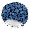 Babrukda Kids Satin Lined Sleep Cap, Frizzy Curly Long Hair Beanie Adjustable Bonnet Slouchy Night Cap Protection Care Hat Cool Shark Print Headwear for Boys Toddler Children Baby view 3