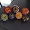 Chakra Stones Reiki Healing Crystal Set of 7 | Engraved Chakra Symbols Polished Palm Stones | Holistic Energy Balancing Crystals for Meditation, Yoga & Therapy | Spiritual Gift Set for Wellness view 4