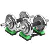 VGEBY Dumbbell Frame Stand, 2 Pcs ABS Dumbbell Bracket Mat Portable Storage Frame Stand Adjustable Floor Holder Fitness Equipment Combined Fitness Supplies Dumbbell view 3