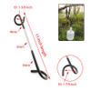 Quality Life Camping Lantern Hook Hanger Tent Light Outdoor Lamp Hanger Non-Slip for Camping Hiking Black - 2pcs view 2