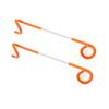 Quality Life Camping Lantern Hook Hanger Tent Light Outdoor Lamp Hanger Non-Slip for Camping Hiking Orange - 2pcs view 1