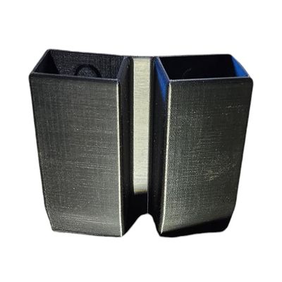 Double Magazine Pouch (OWB) for Springfield Hellcat Magazines, 2 in a Row. Adjustable Belt Loops fit: 1.5 inch and 1.75 inch Belts.