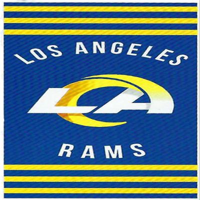 Northwest NFL Los Angeles Rams Unisex-Adult Beach Towel, 30" x 60", Stripes