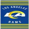 Northwest NFL Los Angeles Rams Unisex-Adult Beach Towel, 30" x 60", Stripes view 1