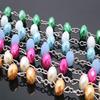 Multi-Color Catholic Necklace Crystal Bead Necklace, Maria Blessing NecklaceJewelry- (Metal Color: 8MM0078) view 3