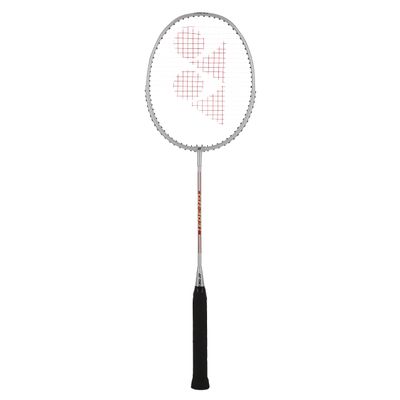 YONEX GR 303i Aluminium Strung Badminton Racket with Full Racket Cover (Silver) | for Beginners | 83 Grams | High Durability