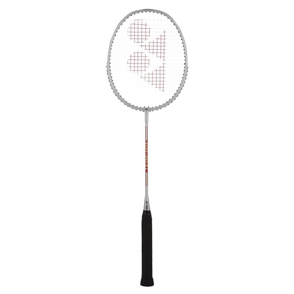 YONEX GR 303i Aluminium Strung Badminton Racket with Full Racket Cover (Silver) | for Beginners | 83 Grams | High Durability