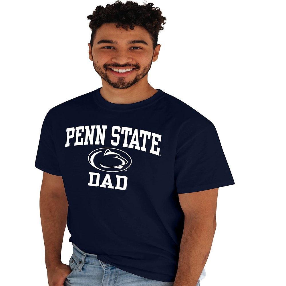 Blue 84 Men's Penn State Nittany Lions Dad T-Shirt, Penn State Nittany Lions Navy, Large
