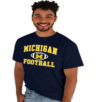 Blue 84 Men's Michigan Wolverines Team Logo T Shirt Team Color, Team Color, X-Large