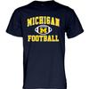 Blue 84 Men's Michigan Wolverines Team Logo T Shirt Team Color, Team Color, X-Large view 2