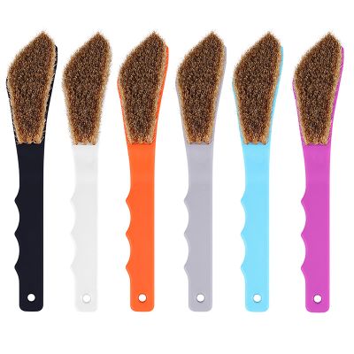 Boar Hair Rock Climbing Brush with Ergonomic Handle, Bouldering Boulder Brush as Durable Cleaning Tool for Climbing Chalk and Climbing Holds on Climbing Wall Indoor or Outdoor (Mixed 6 Colors)