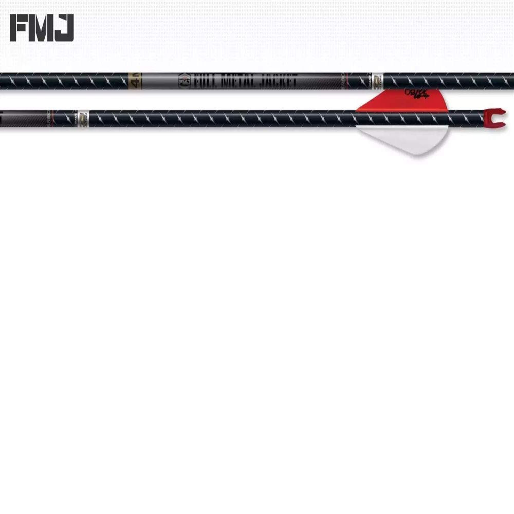 4mm 250 Spine FMJ 6 Pack Arrows (.001 Match)