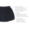 The Season Essentials Kidsy Toddler Baby Girls Embroidery Bubble Skirt  Peruvian Pima Cotton, Balloon Skirt, Elastic Waist, Pull-On, Solid Colors, Midnight, 3 view 3