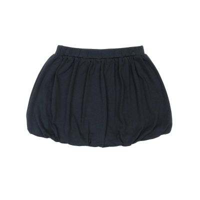 The Season Essentials Kidsy Toddler Baby Girls Embroidery Bubble Skirt  Peruvian Pima Cotton, Balloon Skirt, Elastic Waist, Pull-On, Solid Colors, Midnight, 2