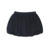 The Season Essentials Kidsy Toddler Baby Girls Embroidery Bubble Skirt  Peruvian Pima Cotton, Balloon Skirt, Elastic Waist, Pull-On, Solid Colors, Midnight, 2 view 1