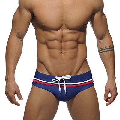 WXJLYZRCXK Swimming Trunks,Men's Triangle Nylon Swim Shorts Sexy Soft Summer Swimming Triangle Bikini Bottoms for Men
