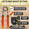Rope Saw for Tree Limbs - Pocket Chainsaw for Survival with Bag | Stainless Steel 25" Folding Tree Saw with Bi-Directional Teeth, Essential for Camping Gear, Survival Gear Great Valentines Day Gift view 3
