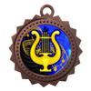10 PK of Music Bronze Medals Trophy Award with Neck Ribbons D03-FCL516 view 1