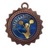 10 PK of Cheerleading Bronze Medals Trophy Award with Neck Ribbons D03-EG16 view 1